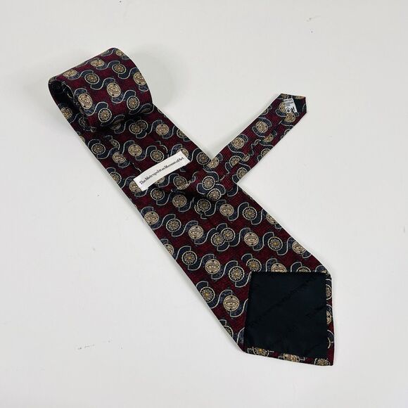 Metropolitan Museum of Art 100% Silk Necktie Tie Celestial Compass 4 x 58 3/4 - Picture 2 of 3